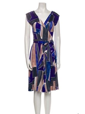 Diane von Furstenberg Heerlen Silk Jersey Wrap Dress 6